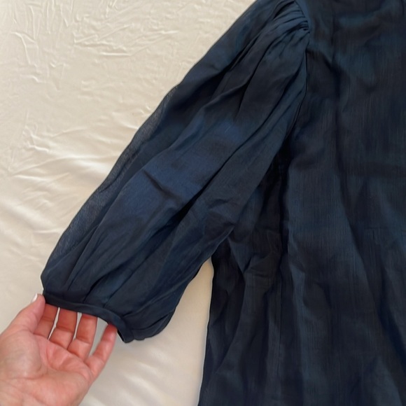 CHLOE COLLARLESS BLOUSE 2024 NWOT - Picture 9 of 12